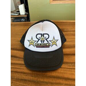Rockstar Energy Drink Hat Adjustable Snapback Mesh Trucker Nissun